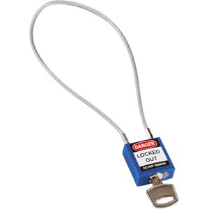 Brady Plastic Reinforced Safety Padlock - Blue Brady Plastic Reinforced Safety Padlock - Blue
