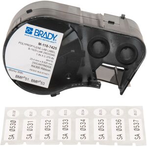 Brady - M-118-7425 - 9,53 mm x 25,4 mm - Etiqueta Brady - M-118-7425 - 9,53 mm x 25,4 mm - Etiqueta