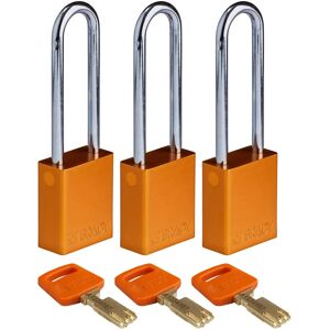 Brady - ALU-ORG-76ST-KA3PK - Orange - padlock Brady - ALU-ORG-76ST-KA3PK - Orange - padlock