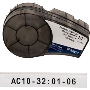 Brady M21-500-414 Label Printer Tape - Black on White Brady M21-500-414 Label Printer Tape - Black on White