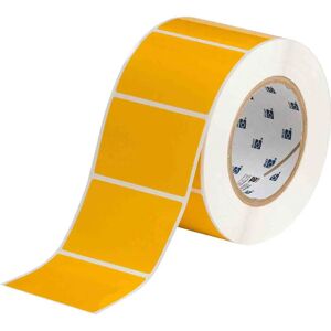 Brady THT-19-423-1-YL Etiqueta de impressora amarela auto-adesiva - etiqueta de impressora Brady THT-19-423-1-YL Etiqueta de impressora amarela auto-adesiva - etiqueta de impressora