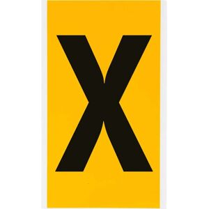 Brady - 1570-X - Etiquette vinyle - Noir sur Jaune - 127x228mm Brady - 1570-X - Etiquette vinyle - Noir sur Jaune - 127x228mm