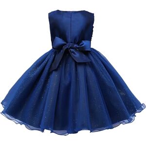 eStore Blaue Blumenkleid mit Schleife - Kleid eStore Blaue Blumenkleid mit Schleife - Kleid
