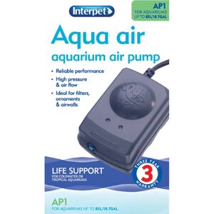 Interpet Aqua Air AP1 - Aquarium Air Pump Interpet Aqua Air AP1 - Aquarium Air Pump