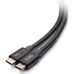 C2G C2G28886 40 Gbit/s Noir - Câble USB-C Thunderbolt 4 C2G C2G28886 40 Gbit/s Noir - Câble USB-C Thunderbolt 4