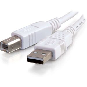 C2G 3m USB 2.0 A/B Cable - White - USB Cable C2G 3m USB 2.0 A/B Cable - White - USB Cable