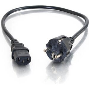 C2G 10m Netzkabel - Schwarzes Stromkabel - Strom CEE 7/7 auf IEC 60320 C13 - Turned C2G 10m Netzkabel - Schwarzes Stromkabel - Strom CEE 7/7 auf IEC 60320 C13 - Turned