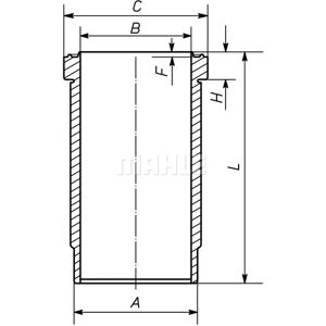 MAHLE 227 WN 67 01 Sylinteriholkki - Tyypin Sylinteri MAHLE 227 WN 67 01 Sylinteriholkki - Tyypin Sylinteri