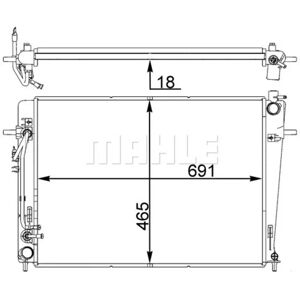 BEHR MAHLE CR 1403 000P jäähdytin - Moottori BEHR MAHLE CR 1403 000P jäähdytin - Moottori