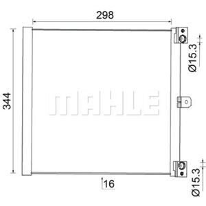 Mahle AC 948 000S - Ilmastointikondensaattori Mahle AC 948 000S - Ilmastointikondensaattori
