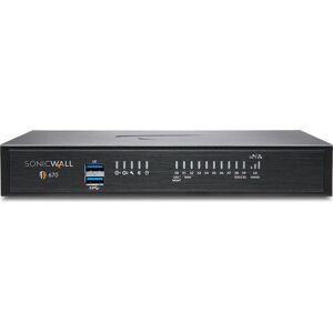 SonicWall SonicWall TZ670 Pare-feu - Noir - 5 Gbit/s - Publicité SonicWall SonicWall TZ670 Pare-feu - Noir - 5 Gbit/s - Publicité