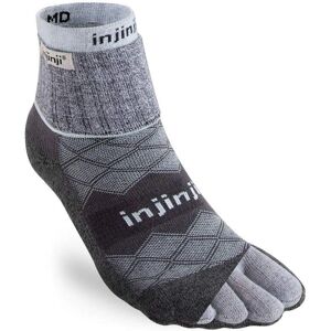 Injinji Women's Running Socks - Gray - Ultralight & Cushioned Injinji Women's Running Socks - Gray - Ultralight & Cushioned
