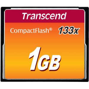 Transcend 1GB CompactFlash - 133x Memory Card Transcend 1GB CompactFlash - 133x Memory Card