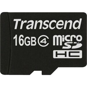 Carte mémoire microSDHC Transcend TS16GUSDC4 16GB Classe 4 - Carte mémoire Carte mémoire microSDHC Transcend TS16GUSDC4 16GB Classe 4 - Carte mémoire