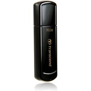 Transcend JetFlash 350 16GB USB Flash Drive - USB 2.0 Zwart Transcend JetFlash 350 16GB USB Flash Drive - USB 2.0 Zwart