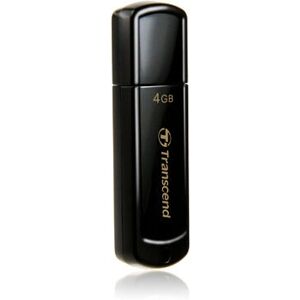 Transcend JetFlash 350 - Clé USB - 4GB - Noir - Publicité Transcend JetFlash 350 - Clé USB - 4GB - Noir - Publicité