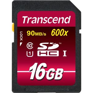 Transcend TS16GSDHC10U1 16GB Geheugenkaart - UHS-I Klasse 10 Transcend TS16GSDHC10U1 16GB Geheugenkaart - UHS-I Klasse 10