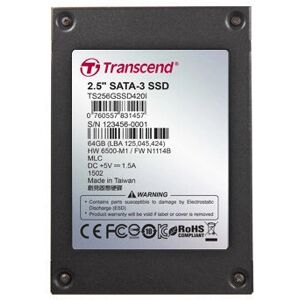 Transcend TS64GSSD420I 64GB SSD - Industriële 2.5" SATA III Transcend TS64GSSD420I 64GB SSD - Industriële 2.5" SATA III