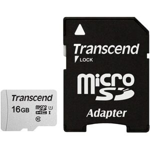 Transcend microSDHC 300S 16GB NAND Class 10 - microSDHC kort Transcend microSDHC 300S 16GB NAND Class 10 - microSDHC kort