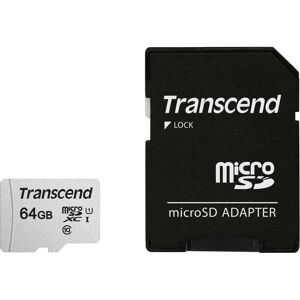 Transcend 64GB microSDXC UHS-I U1 - MicroSD-kortti sovelluksiin ja tallennukseen - U3, V30, 95MB/s Transcend 64GB microSDXC UHS-I U1 - MicroSD-kortti sovelluksiin ja tallennukseen - U3, V30, 95MB/s