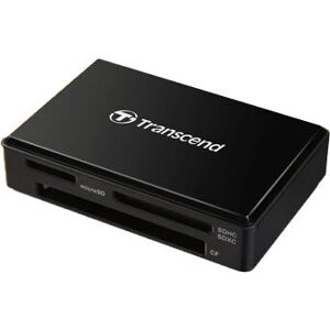 Transcend Black Card Reader - SD, microSD, CompactFlash - USB 3.1 Transcend Black Card Reader - SD, microSD, CompactFlash - USB 3.1