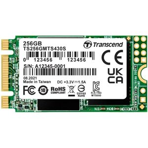 Transcend 256GB M.2 SSD - Internal SATA 3D NAND - Black/Green Transcend 256GB M.2 SSD - Internal SATA 3D NAND - Black/Green