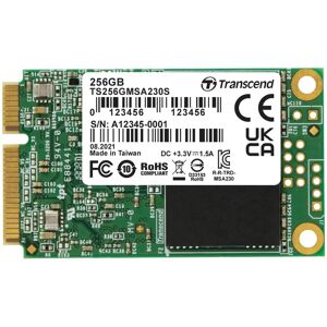 Transcend MSA230S 256GB SATA III mSATA SSD - Solid State Drive Transcend MSA230S 256GB SATA III mSATA SSD - Solid State Drive
