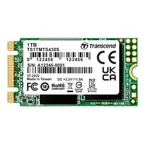 Transcend MTS430S 1TB SSD - Ultrabook Ready Transcend MTS430S 1TB SSD - Ultrabook Ready