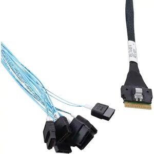 Cavo di archiviazione Microchip 8xSATA -SFF8654- 0,8m Cavo di archiviazione Microchip 8xSATA -SFF8654- 0,8m