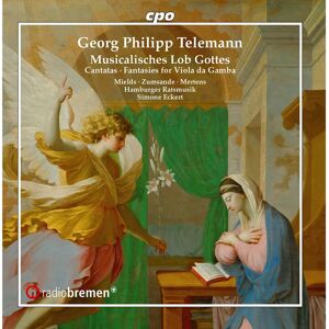 Telemann: Cantatas & Fantasies Viola Gamba - Classical Music CD Telemann: Cantatas & Fantasies Viola Gamba - Classical Music CD