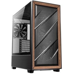 Boîtier Antec Flux Mid Tower - Noir, Bois, 9 Ventilateurs Boîtier Antec Flux Mid Tower - Noir, Bois, 9 Ventilateurs