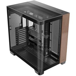 Boîtier Tour Complet Antec C8 Curve Wood - Noir, Transparent, Bois Boîtier Tour Complet Antec C8 Curve Wood - Noir, Transparent, Bois