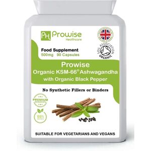 Prowise Healthcare KSM-66 Ashwagandha with Organic Black Pepper 500mg - Full Spectrum Supplement Prowise Healthcare KSM-66 Ashwagandha with Organic Black Pepper 500mg - Full Spectrum Supplement