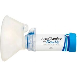 Chiesi Farmaceutici Aerochamber Plus Flow-Vu Stor Maske - Medicinsk Udstyr Chiesi Farmaceutici Aerochamber Plus Flow-Vu Stor Maske - Medicinsk Udstyr