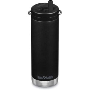 Klean Kanteen TKWide 16oz - Negro - Botella de agua aislada y a prueba de fugas Klean Kanteen TKWide 16oz - Negro - Botella de agua aislada y a prueba de fugas