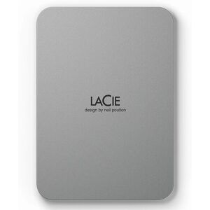 LaCie Přenosný Disk 4TB Stříbrný - Externí Pevný Disk LaCie Přenosný Disk 4TB Stříbrný - Externí Pevný Disk