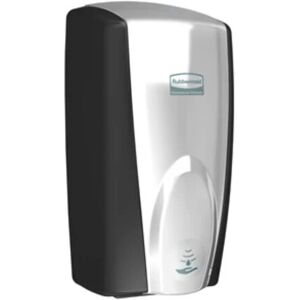 Distributeur de savon Rubbermaid FG750140 - Sans contact, 1,1L, Noir/Chrome - Publicité Distributeur de savon Rubbermaid FG750140 - Sans contact, 1,1L, Noir/Chrome - Publicité