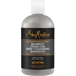Champú de limpieza profunda con jabón negro africano y carbón de bambú de Shea Moisture Champú de limpieza profunda con jabón negro africano y carbón de bambú de Shea Moisture
