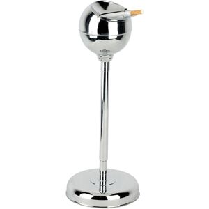 Kare 5171 Silver Adjustable Spherical Floor Ashtray - Ashtray Kare 5171 Silver Adjustable Spherical Floor Ashtray - Ashtray