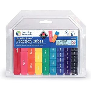 Learning Resources LER2510 Fraction Tower Cubes - Educational Toy Learning Resources LER2510 Fraction Tower Cubes - Educational Toy