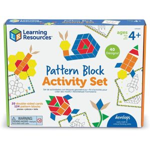 Learning Resources LER6134 Pattern Block Design & Discover Set - Educational Toy Set Learning Resources LER6134 Pattern Block Design & Discover Set - Educational Toy Set