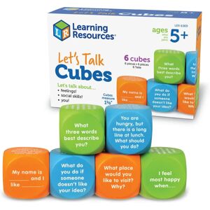 Learning Resources LER6369 Cubi di Conversazione Multicolore - Giocattolo Educativo Learning Resources LER6369 Cubi di Conversazione Multicolore - Giocattolo Educativo