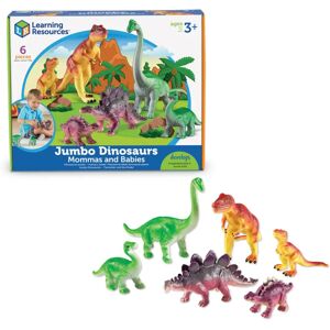 Learning Resources Jumbo Dinosaurs - Mommas and Babies - T-Rex Stegos Learning Resources Jumbo Dinosaurs - Mommas and Babies - T-Rex Stegos