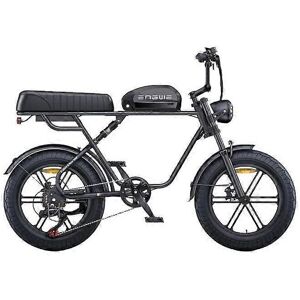 Engwe M1 - Electric bike - Range 90km - Fat tire mountain bike - Black Engwe M1 - Electric bike - Range 90km - Fat tire mountain bike - Black