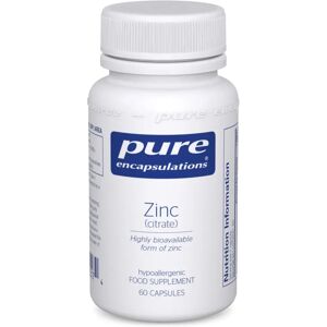 Pure Encapsulations Zinc (citrate) - 60 Capsules Pure Encapsulations Zinc (citrate) - 60 Capsules