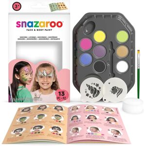 Snazaroo Unicorn & Butterfly Face Painting Kit - Safe & Easy to Use Snazaroo Unicorn & Butterfly Face Painting Kit - Safe & Easy to Use