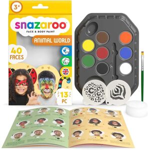 Snazaroo Animal World Face Painting Kit - Face Paint Kit Snazaroo Animal World Face Painting Kit - Face Paint Kit