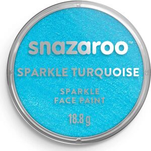 Snazaroo Turquoise Sparkle Face Paint - 18ml Snazaroo Turquoise Sparkle Face Paint - 18ml