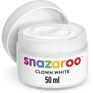 Snazaroo White Face Paint - 50ml - Clown Makeup Snazaroo White Face Paint - 50ml - Clown Makeup