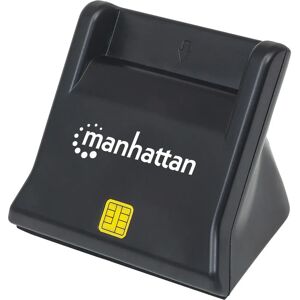 Manhattan 102025 USB Smartkortläsare - Svart - Säker Data Manhattan 102025 USB Smartkortläsare - Svart - Säker Data